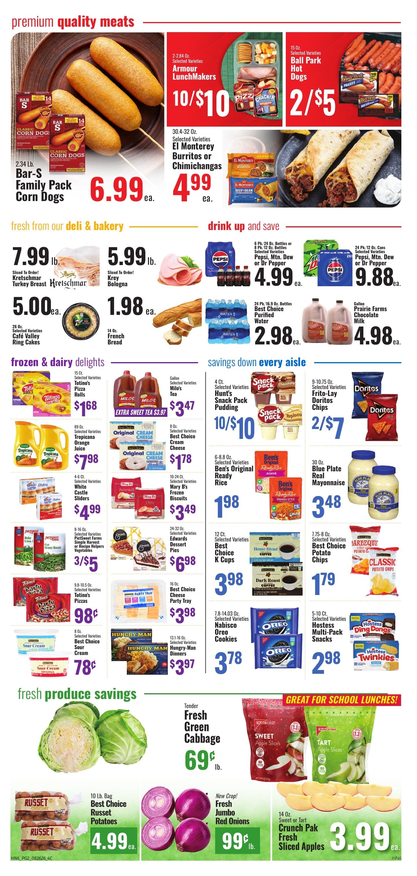 Hays Family Grocery Weekly Ad August 26 - September 1, 2026