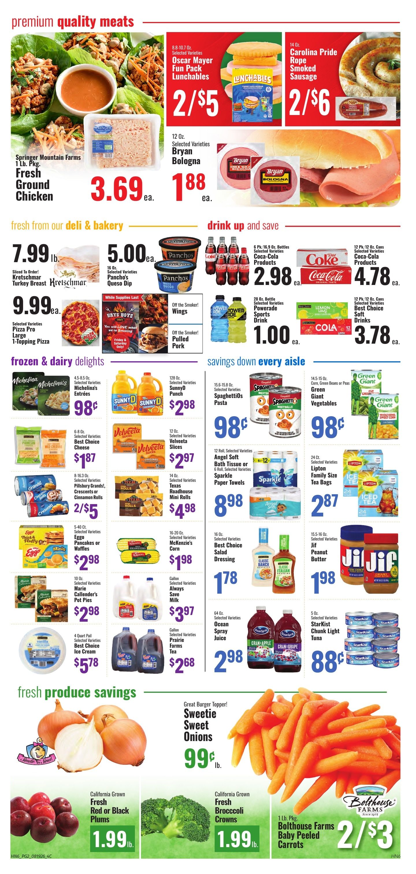 Hays Family Grocery Weekly Ad August 19 - 25, 2026