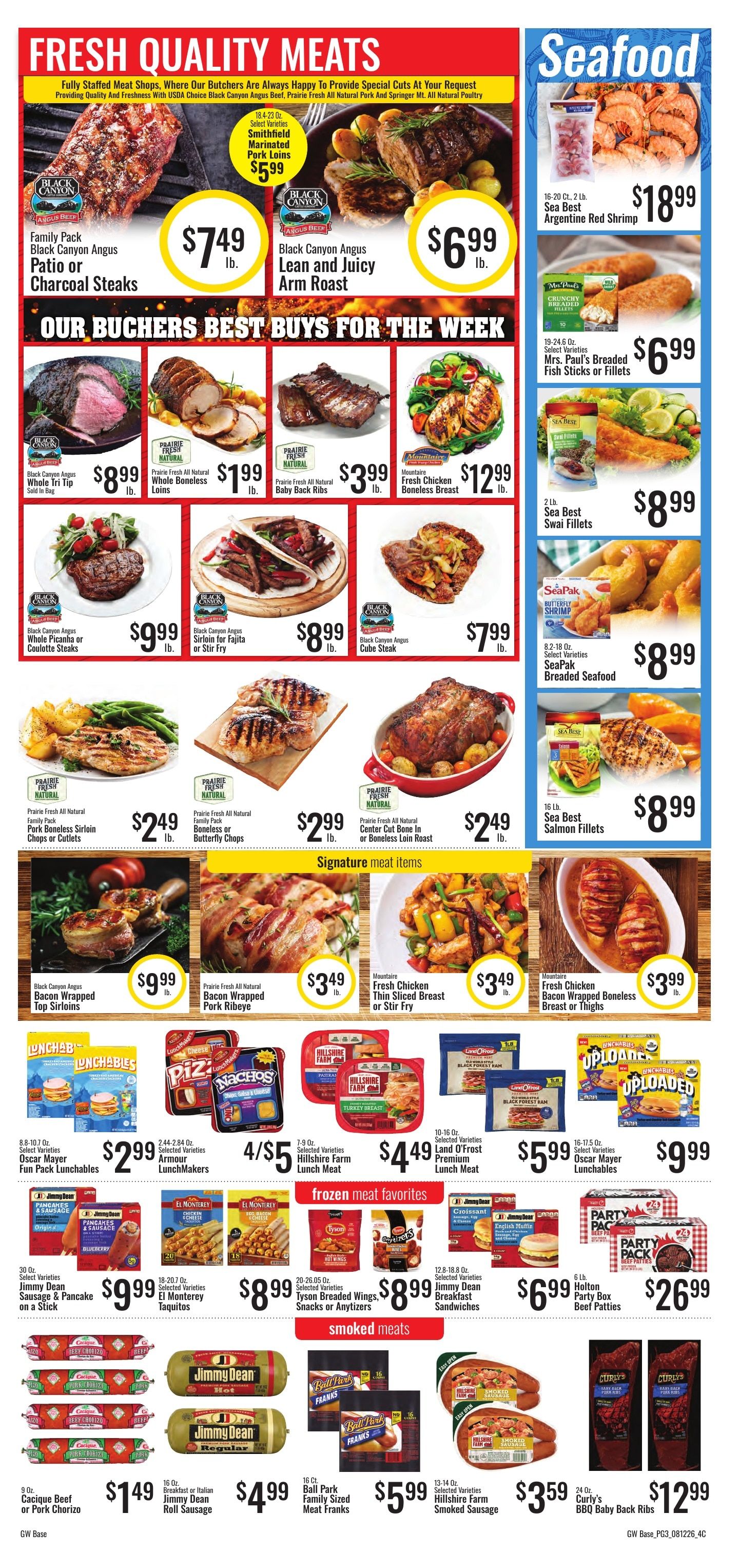 GW 5 Star Super Market Weekly Ad August 12 - 25, 2026
