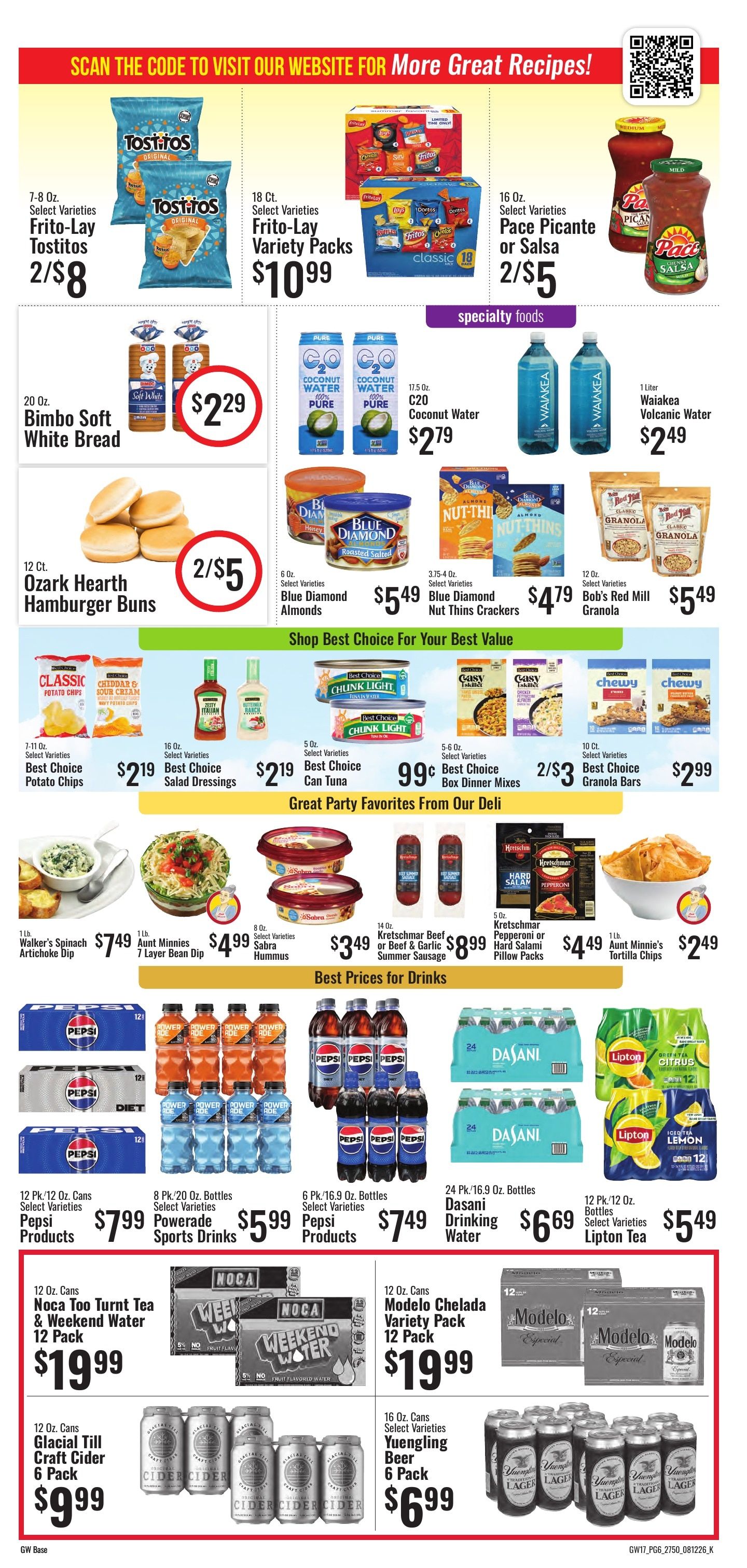 Sun Fest Market (Holiday Island, AR) Weekly Ad August 12 - 25, 2026