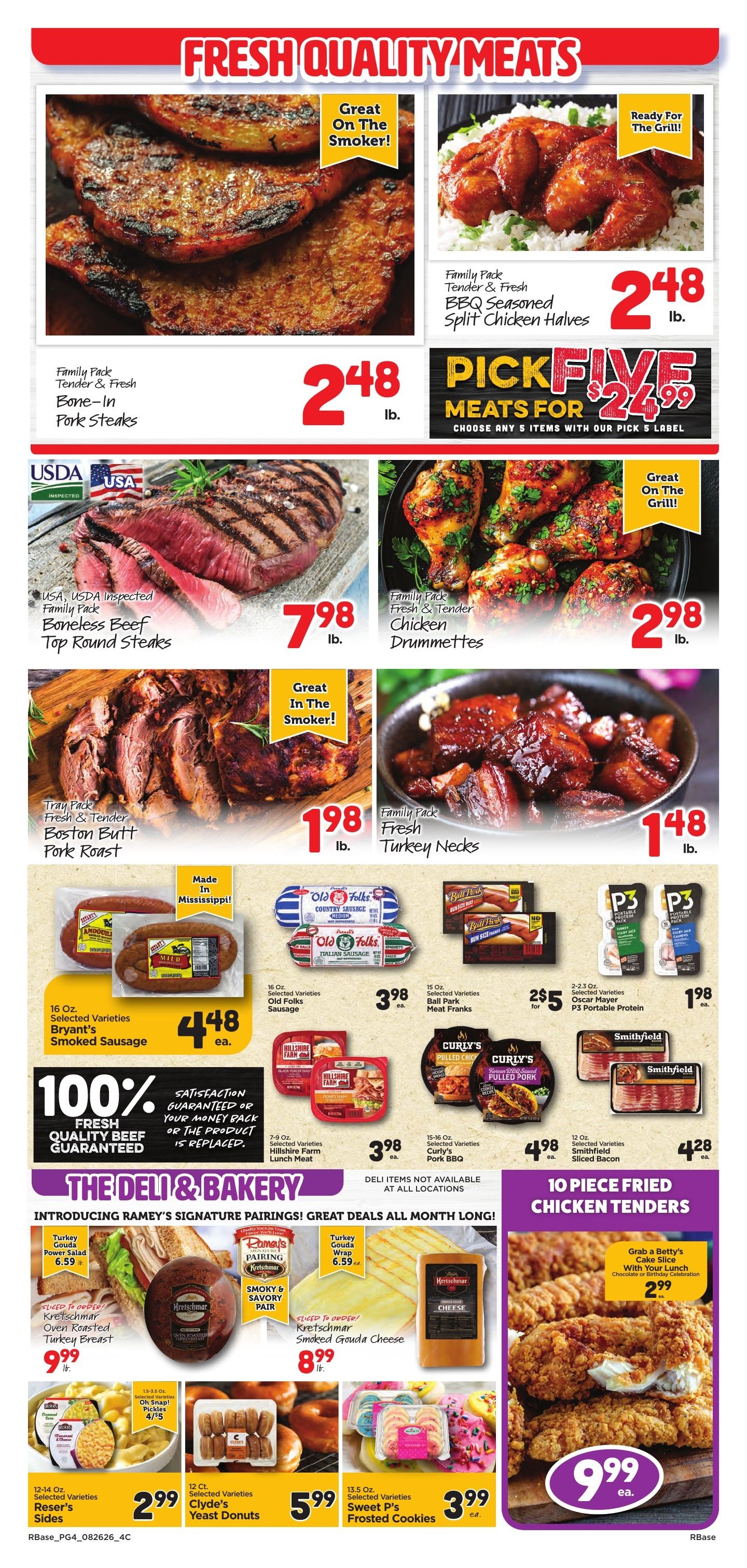 Jubilee Foods Pearl River Weekly Ad August 27 - September 2, 2026