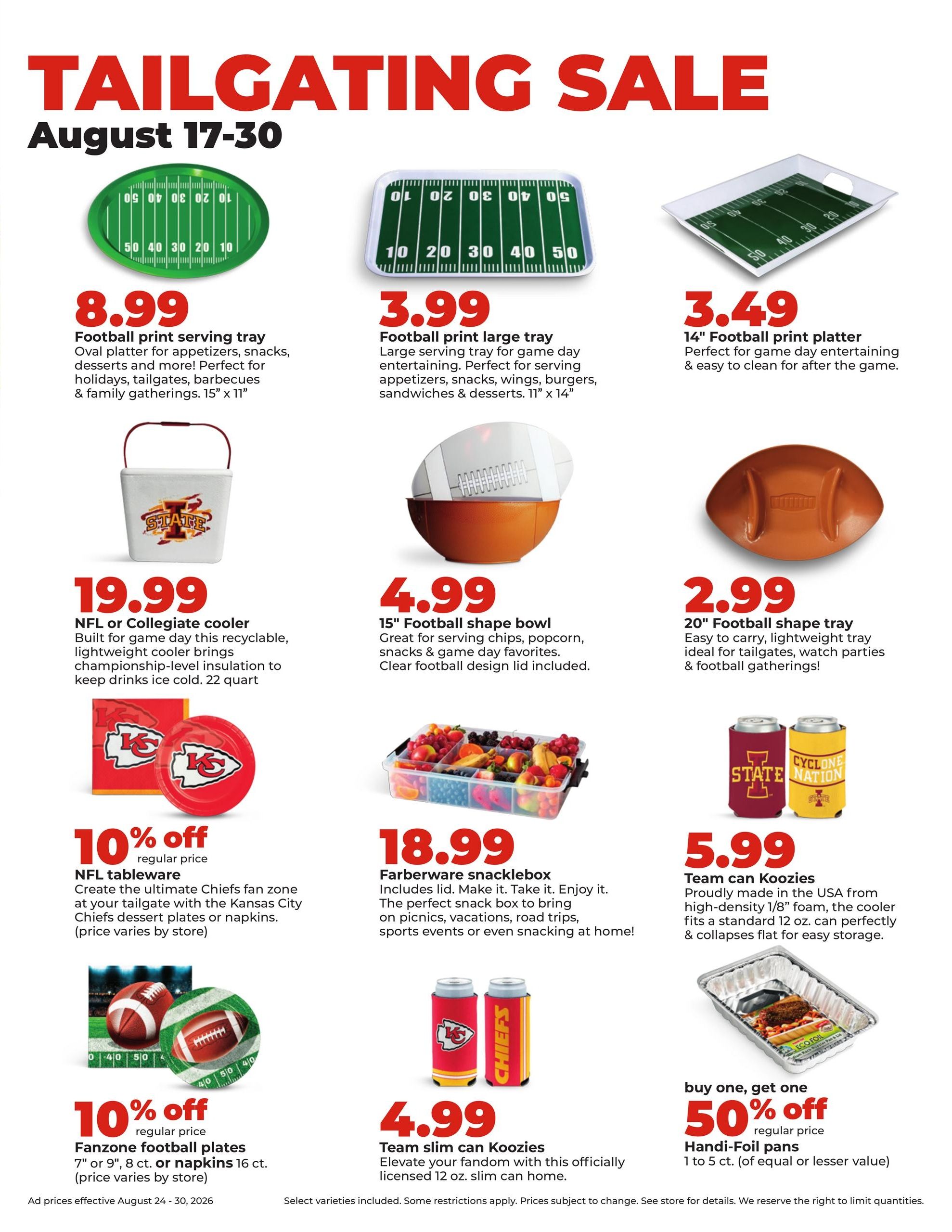 Hy-Vee (Brandon Area, SD) Weekly Ad August 24 - 30, 2026