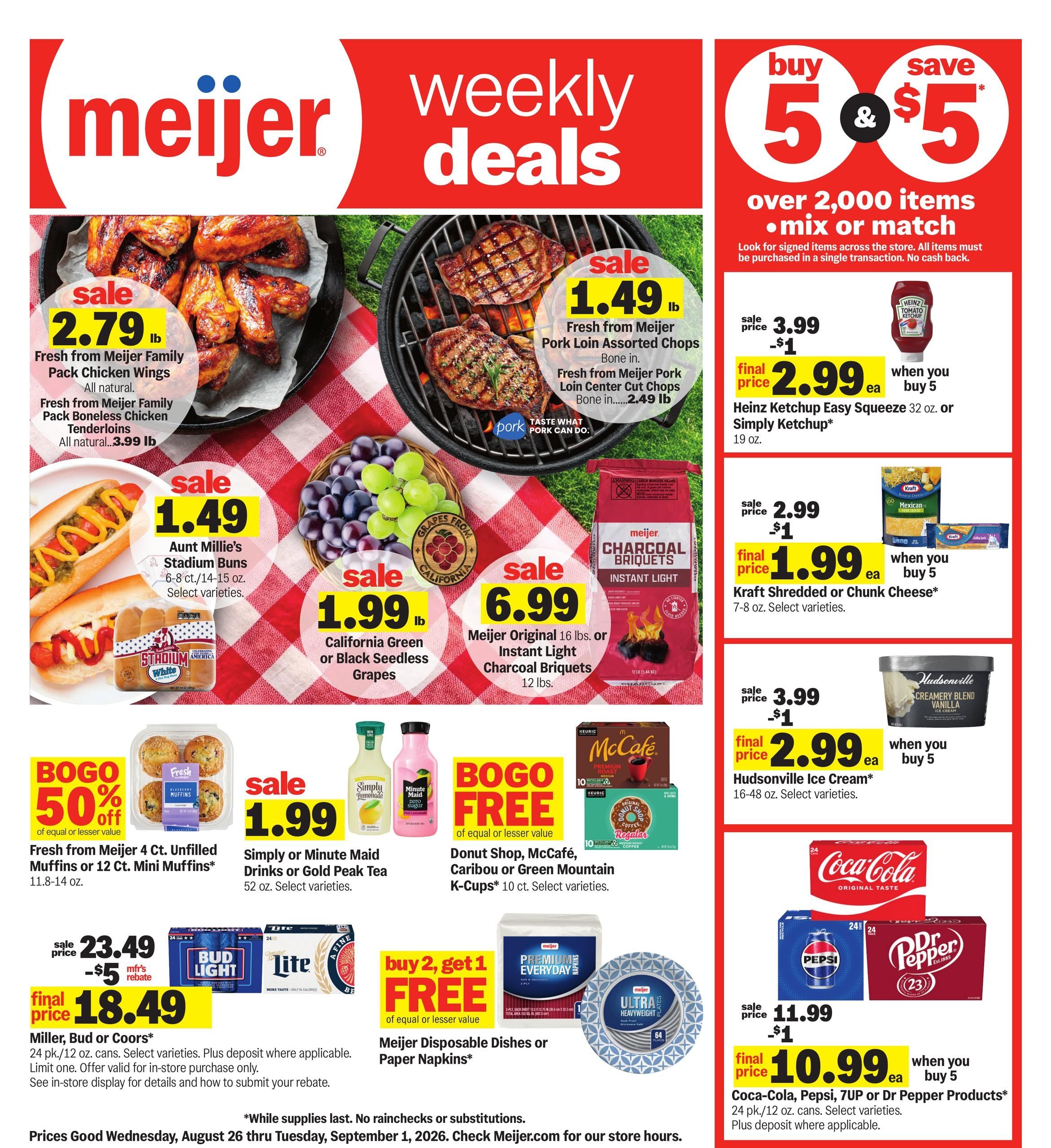 Meijer (Newport–Burlington Area, KY) Weekly Ad August 26 - September 1, 2026
