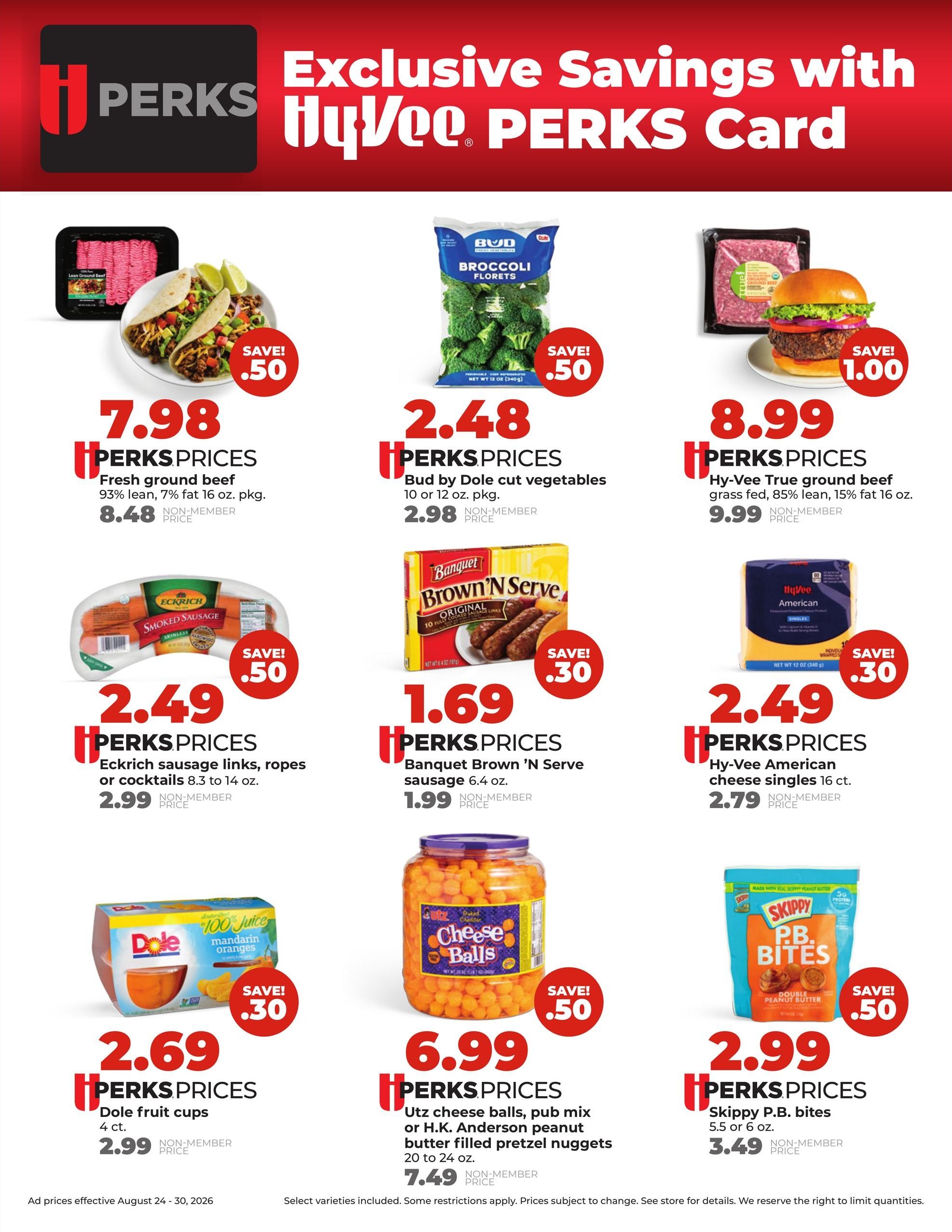 Hy-Vee (Jadwin Area, MO) Weekly Ad August 24 - 30, 2026