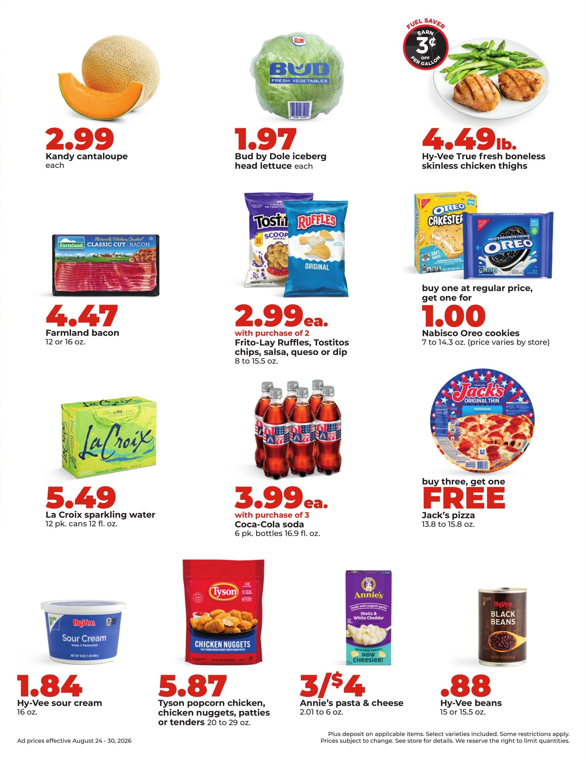 Hy-Vee (Chanhassen Area, MN) Weekly Ad August 24 - 30, 2026