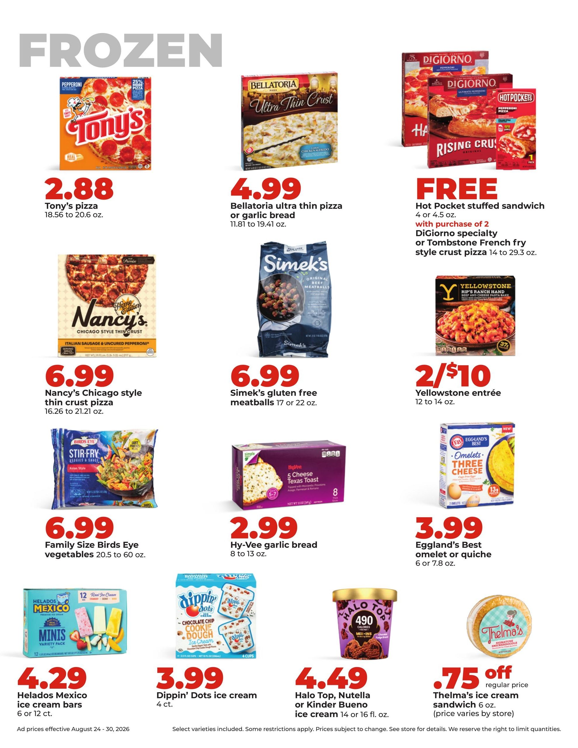 Hy-Vee (Pipestone Area, MN) Weekly Ad August 24 - 30, 2026