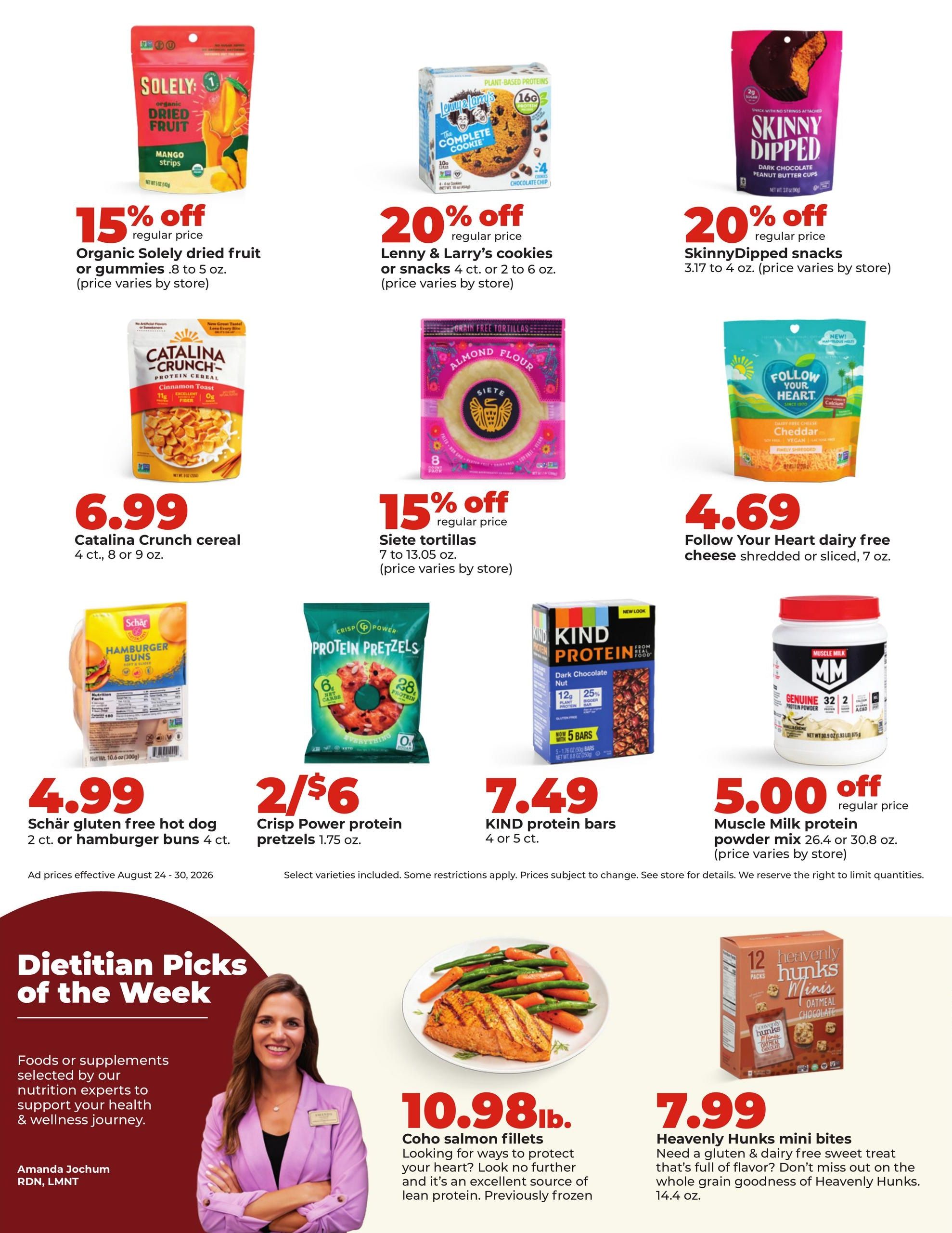 Hy-Vee (Pipestone Area, MN) Weekly Ad August 24 - 30, 2026