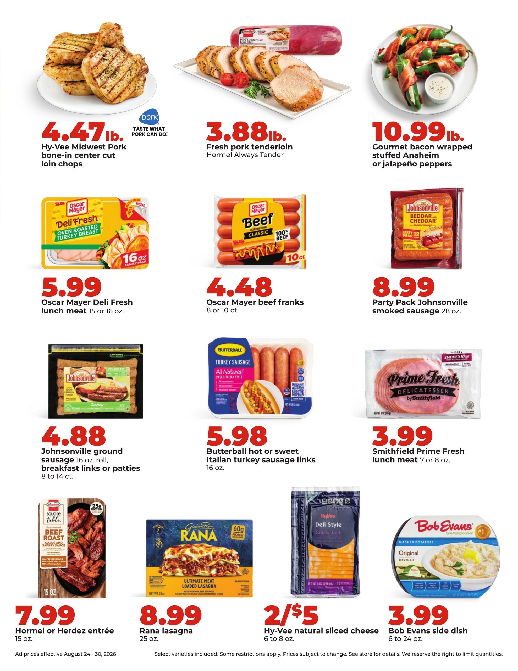 Hy-Vee (Sabetha Area, KS) Weekly Ad August 24 - 30, 2026