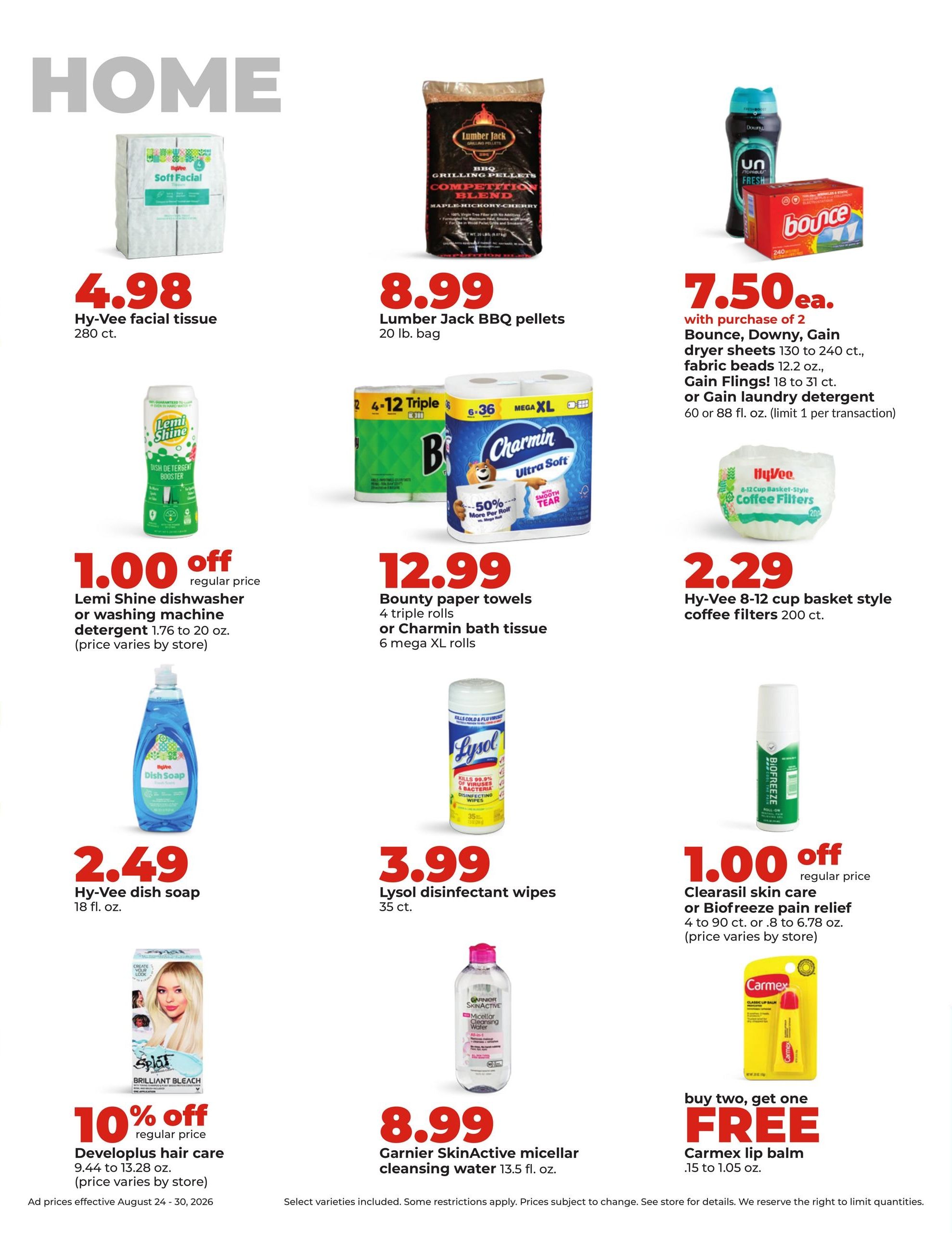 Hy-Vee (Sabetha Area, KS) Weekly Ad August 24 - 30, 2026