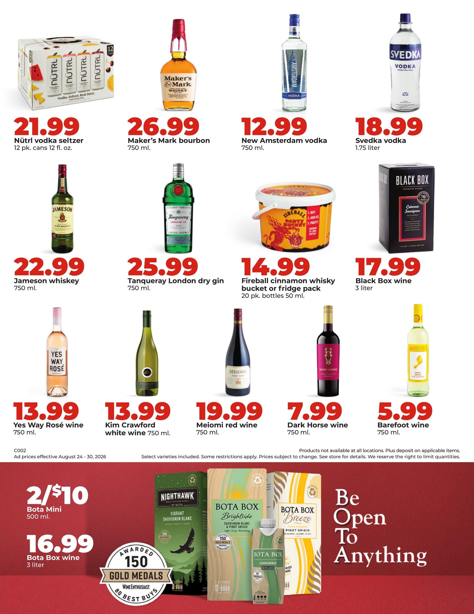 Hy-Vee (Sabetha Area, KS) Weekly Ad August 24 - 30, 2026