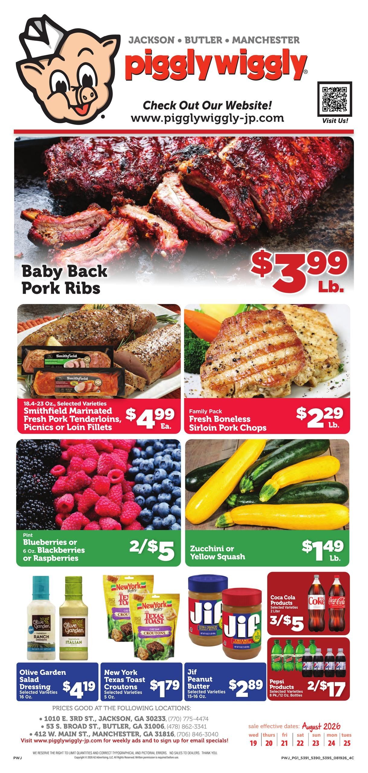 Piggly Wiggly JP Weekly Ad August 19 - 25, 2026