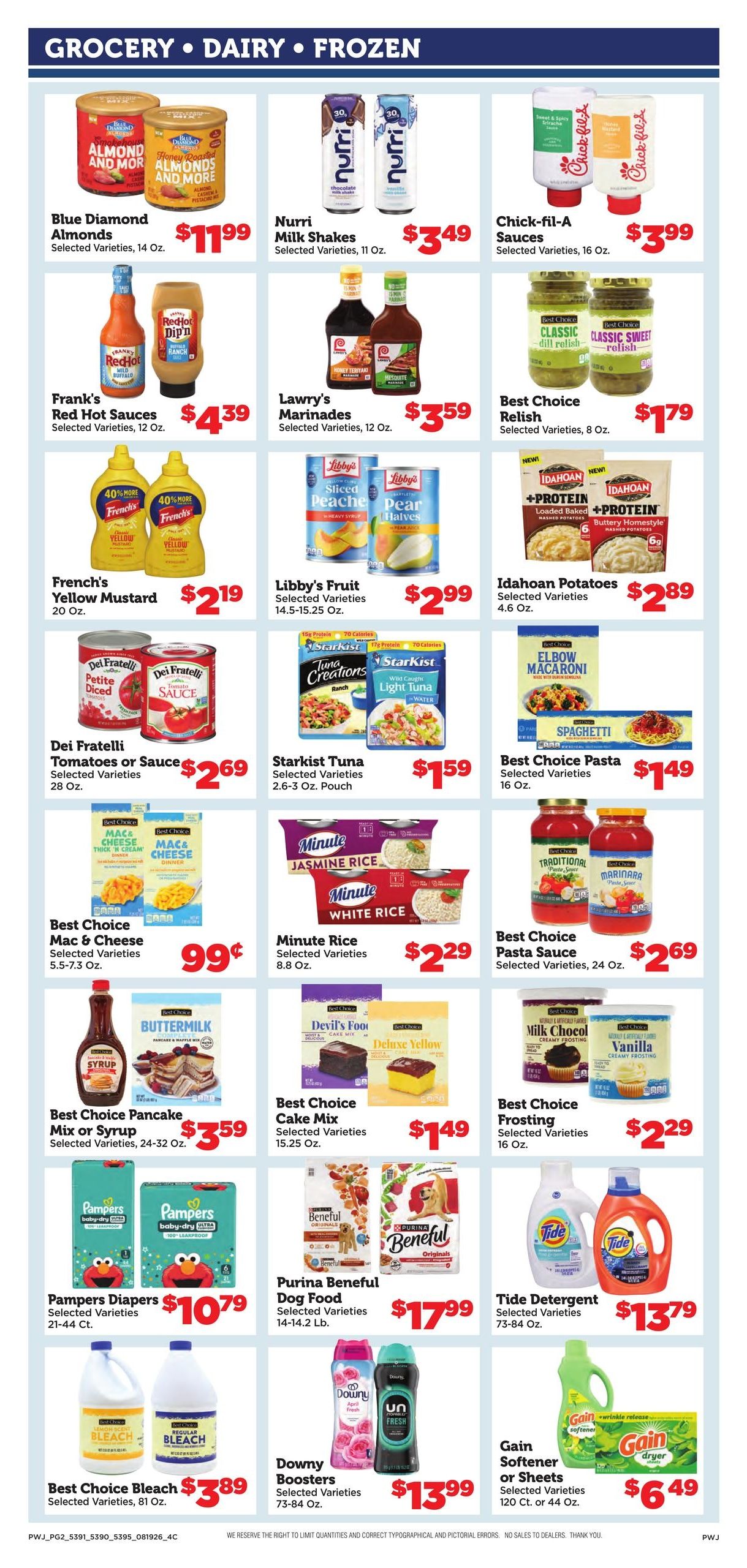 Piggly Wiggly JP Weekly Ad August 19 - 25, 2026
