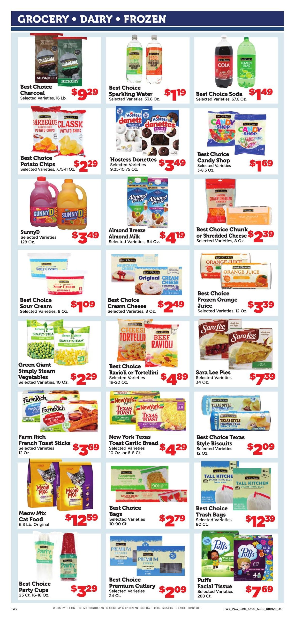 Piggly Wiggly JP Weekly Ad August 19 - 25, 2026