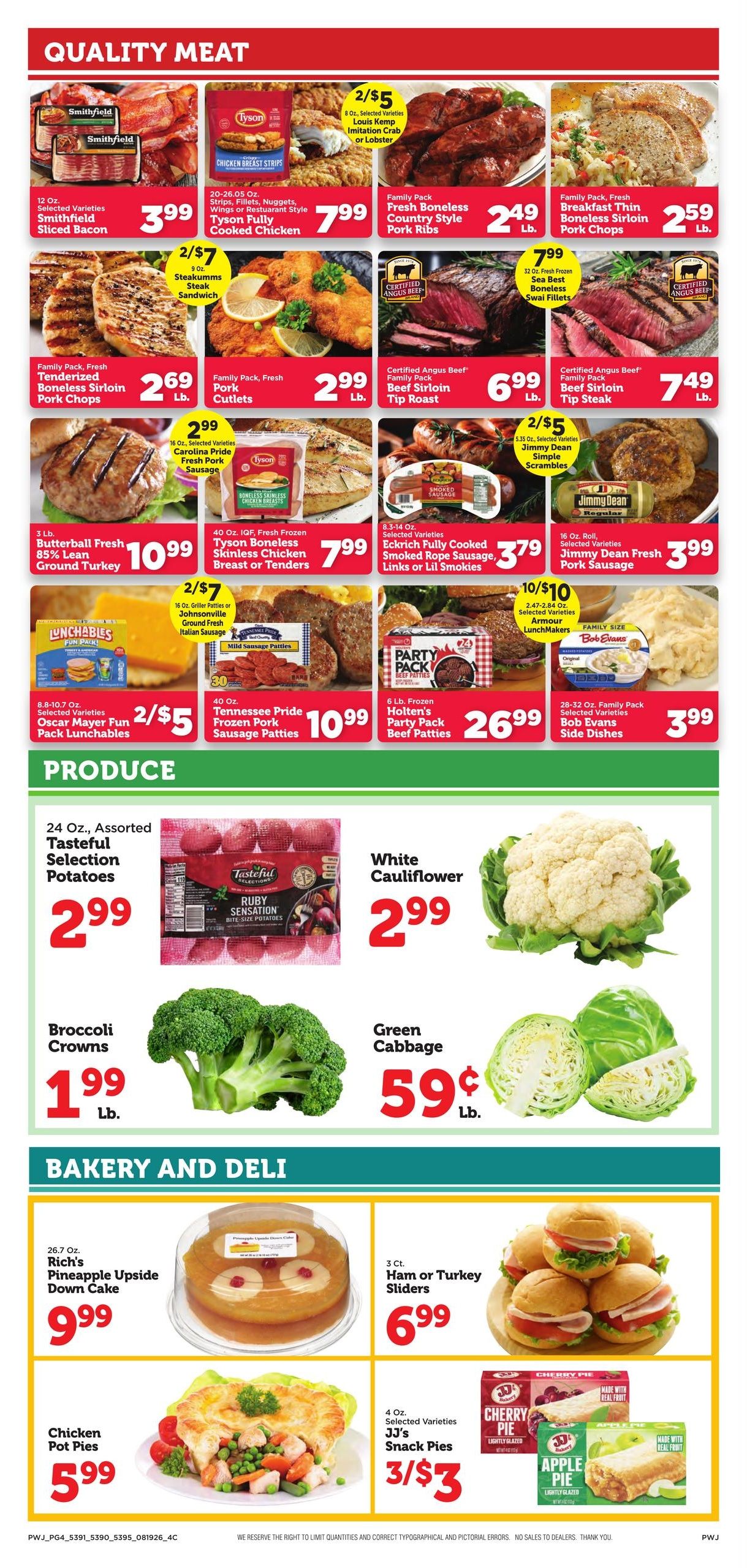 Piggly Wiggly JP Weekly Ad August 19 - 25, 2026
