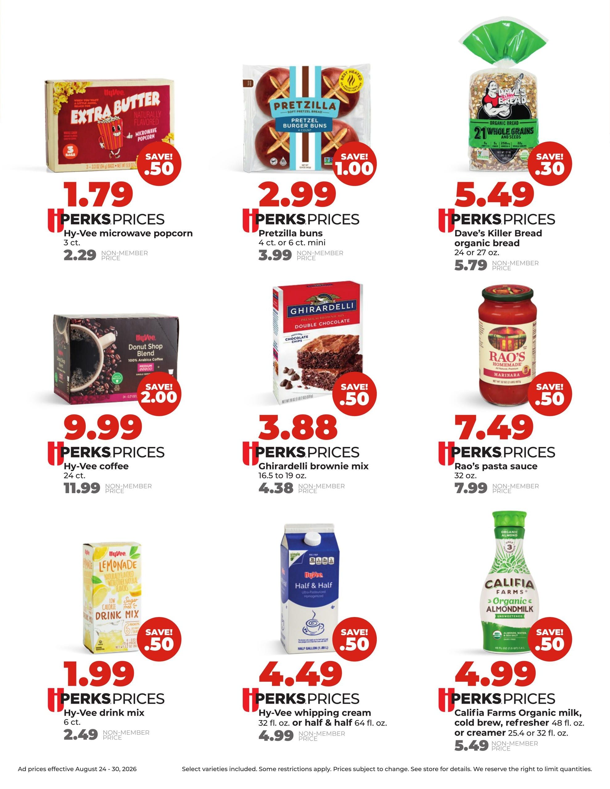 Hy-Vee (Osceola Area, NE) Weekly Ad August 24 - 30, 2026