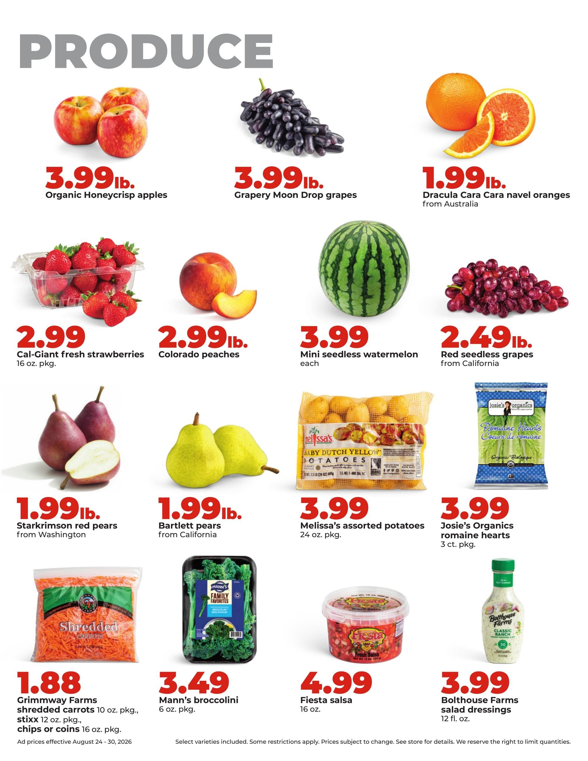 Hy-Vee (Cedar Rapids Area, IA) Weekly Ad August 24 - 30, 2026