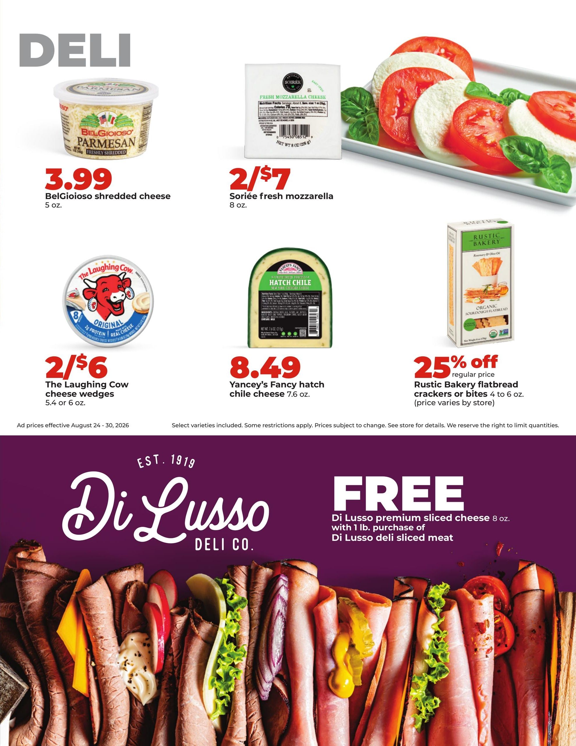 Hy-Vee (Cedar Rapids Area, IA) Weekly Ad August 24 - 30, 2026