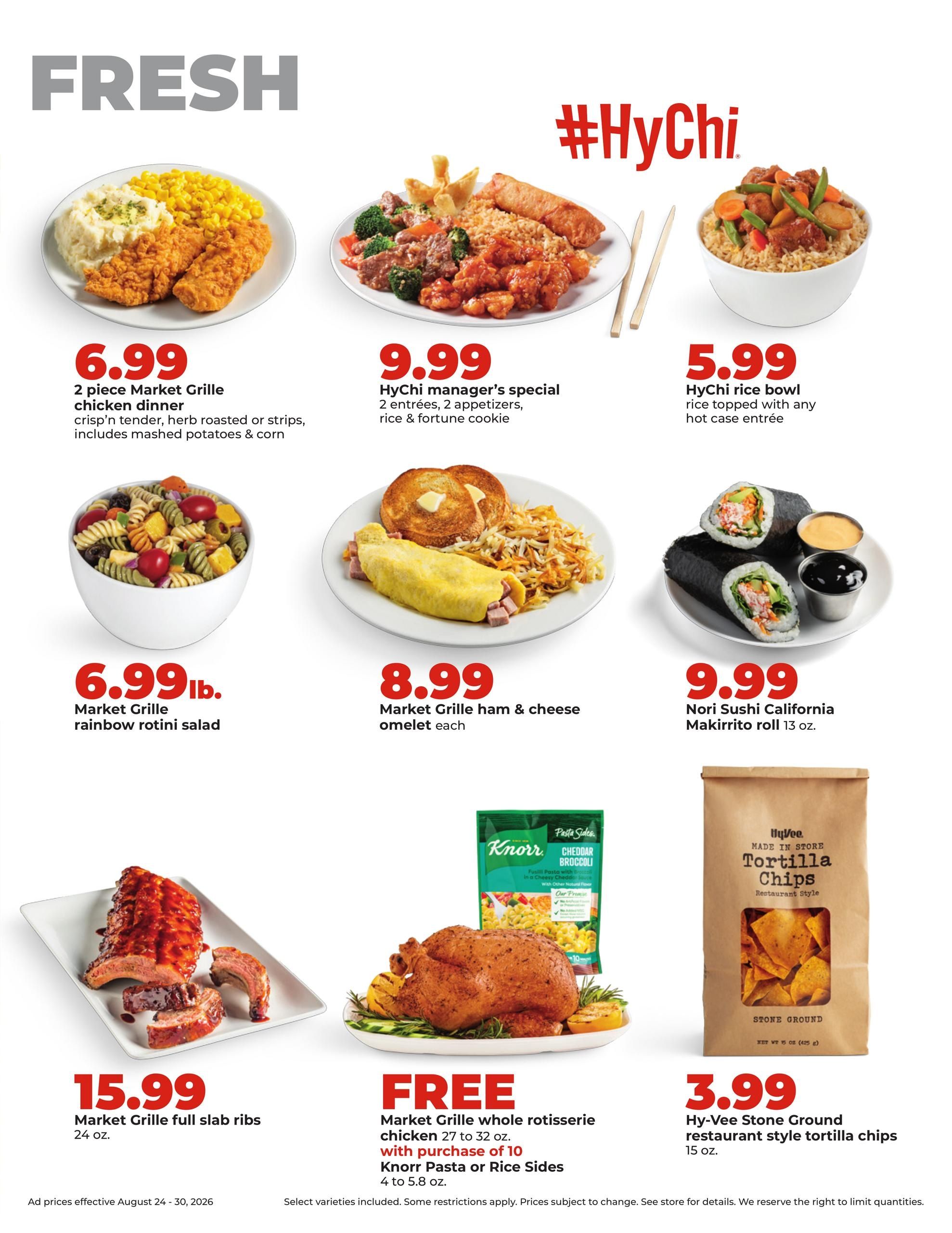 Hy-Vee (Cedar Rapids Area, IA) Weekly Ad August 24 - 30, 2026