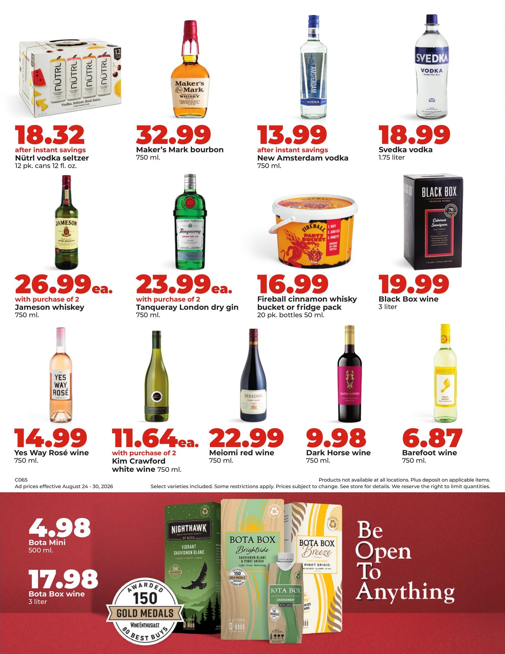 Hy-Vee (Cedar Rapids Area, IA) Weekly Ad August 24 - 30, 2026