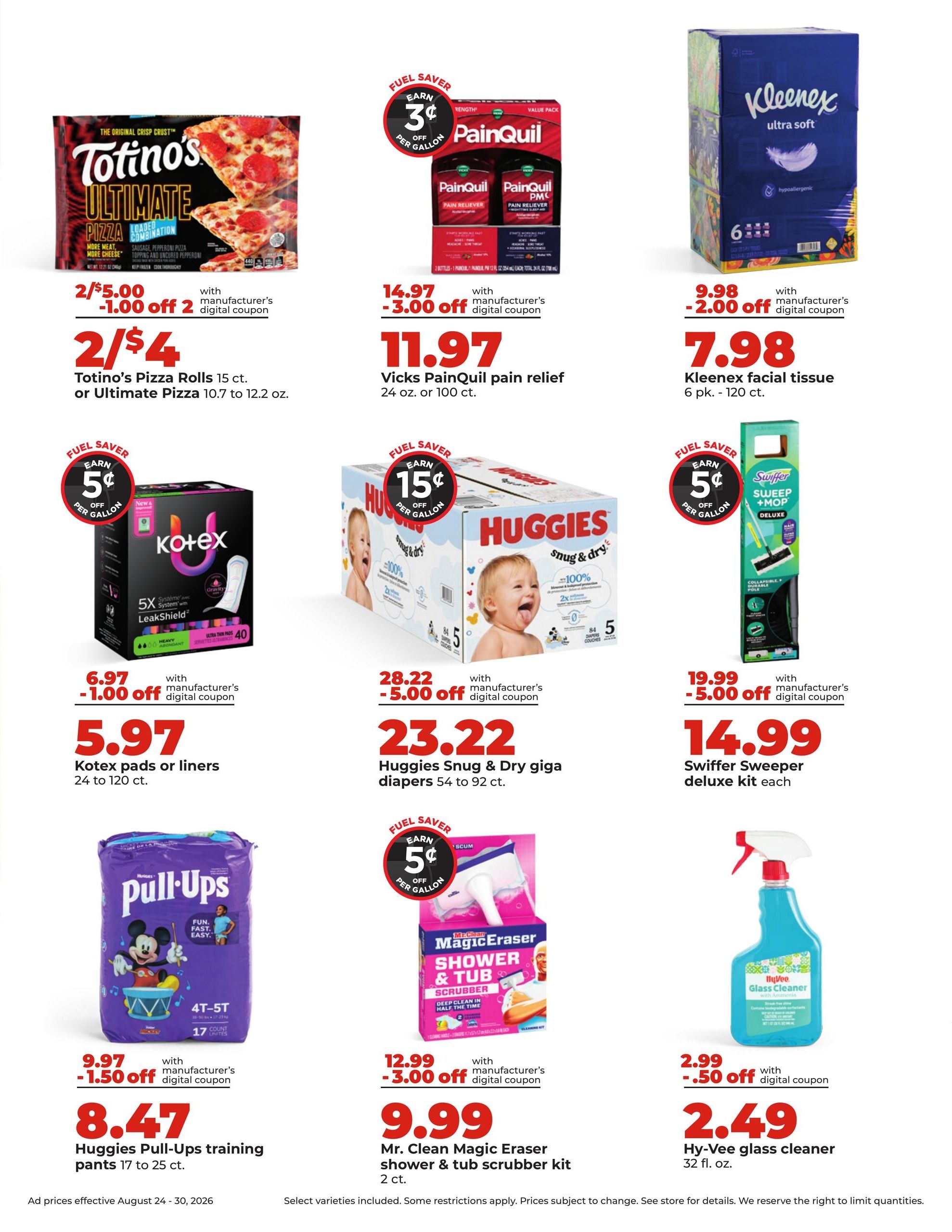 Hy-Vee (Cedar Rapids Area, IA) Weekly Ad August 24 - 30, 2026