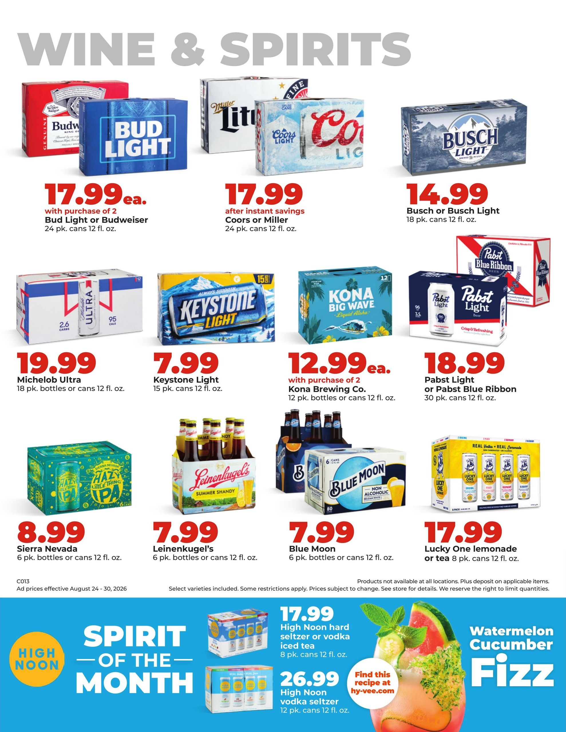 Hy-Vee (Peoria Area, IL) Weekly Ad August 24 - 30, 2026