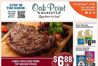 Oakpoint Fresh Market Weekly Ad August 19 - 25, 2026