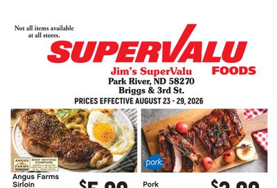 Jim's SuperValu Weekly Ad August 23 - 29, 2026