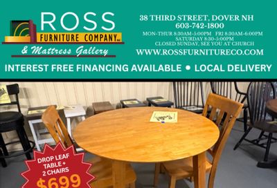 Ross Furniture Company Current Sale Weekly Ad August 4 - November 1, 2026