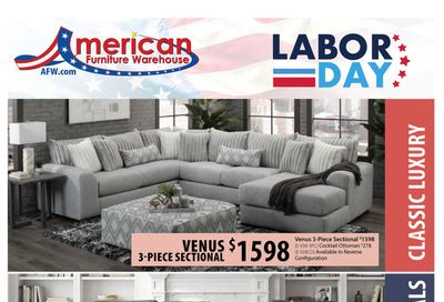 American Furniture Warehouse Weekly Ad August 24 - 30, 2026