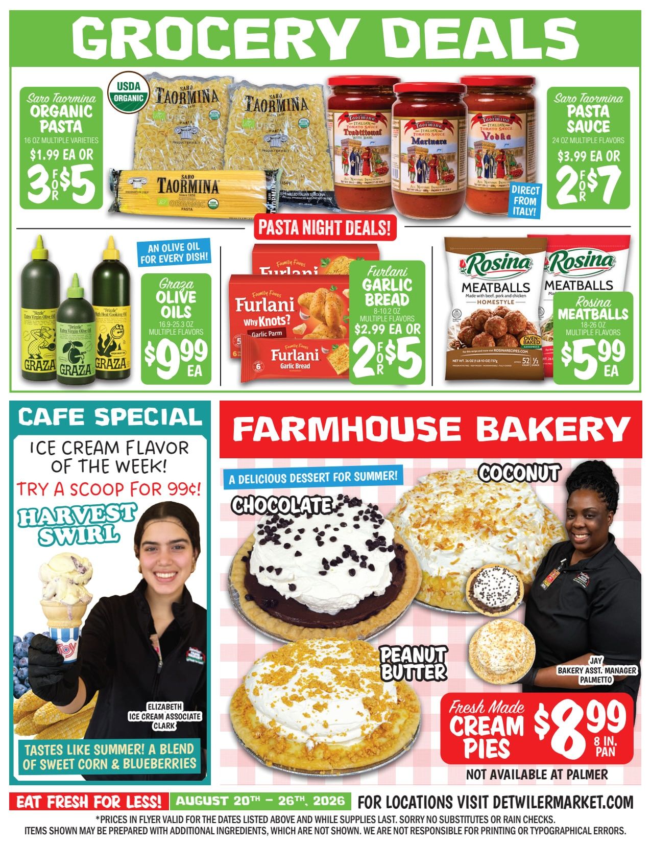 Detwiler's Farm Market Weekly Ad August 19 - 26, 2026