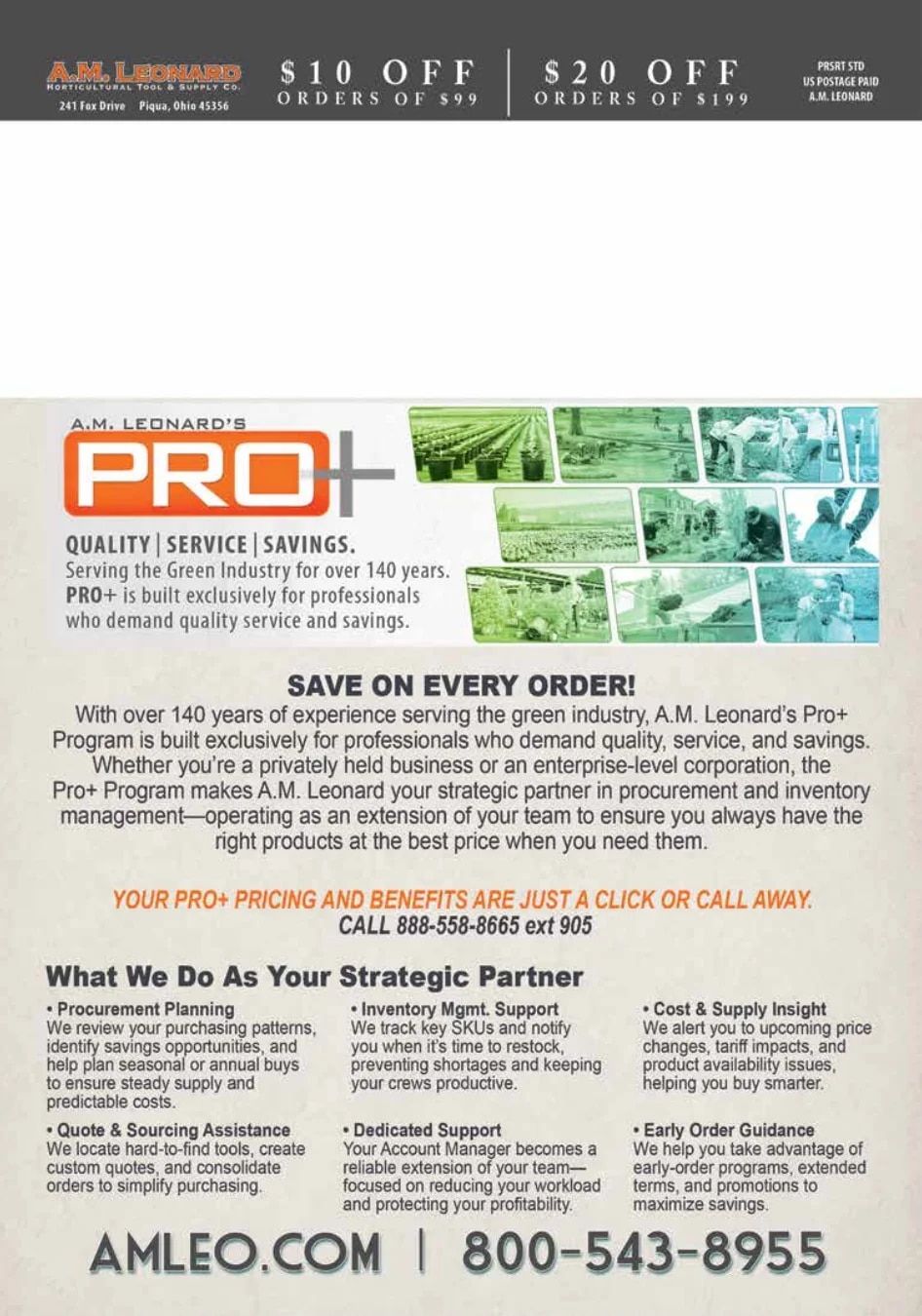 A.M. Leonard Fall Buyer's Guide Weekly Ad July 1 - December 31, 2026