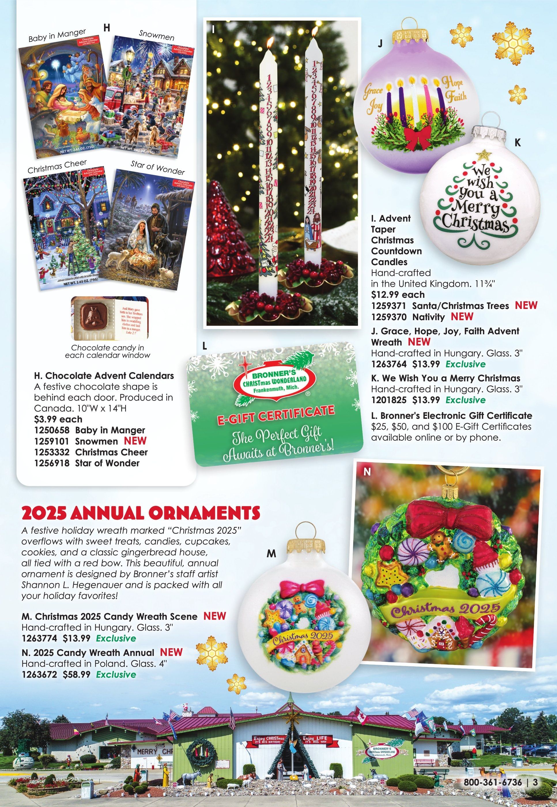 Bronner's Christmas Wonderland Christmas Favorites Catalog Weekly Ad July 1, 2025 - December 31, 2026