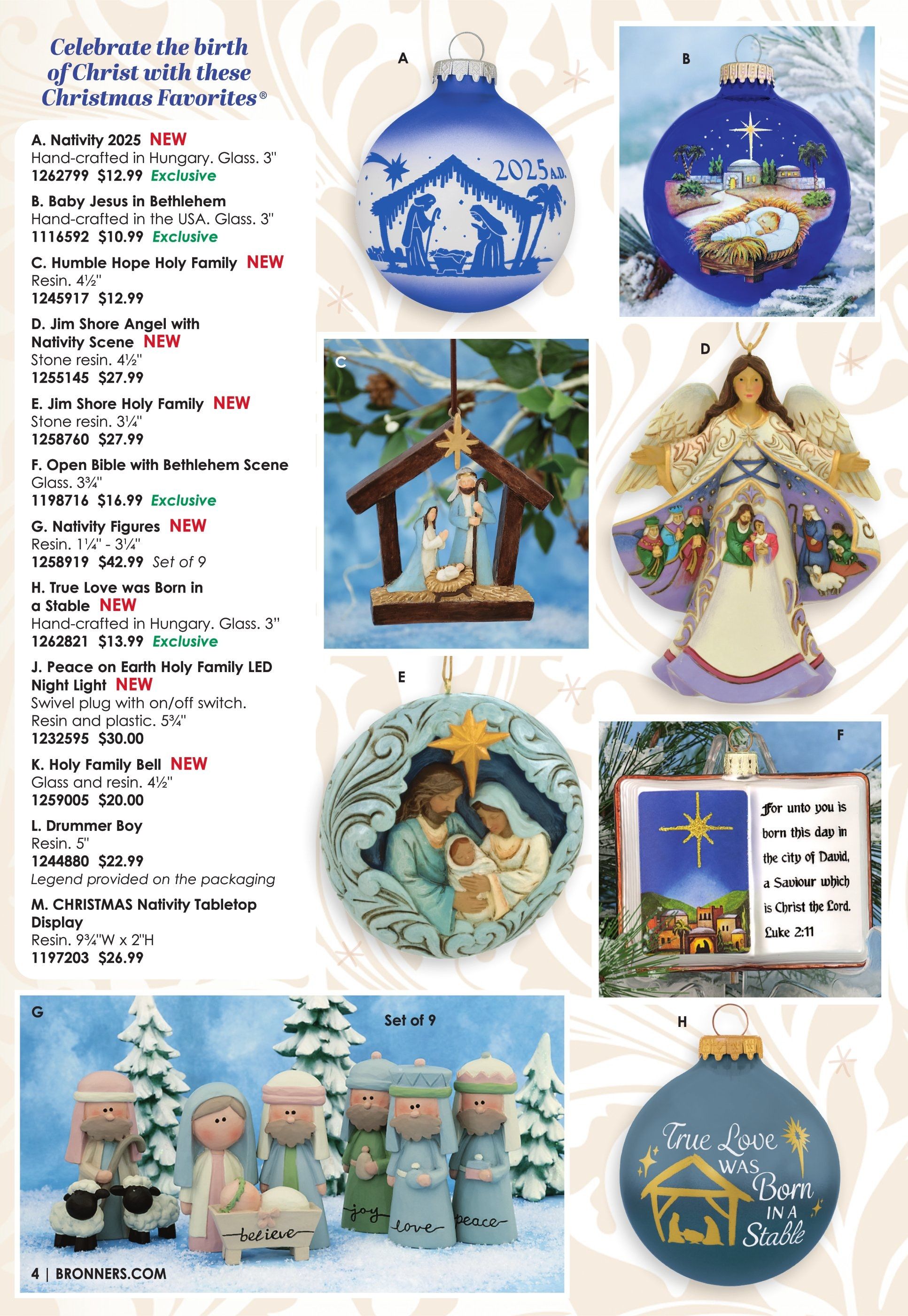 Bronner's Christmas Wonderland Christmas Favorites Catalog Weekly Ad July 1, 2025 - December 31, 2026