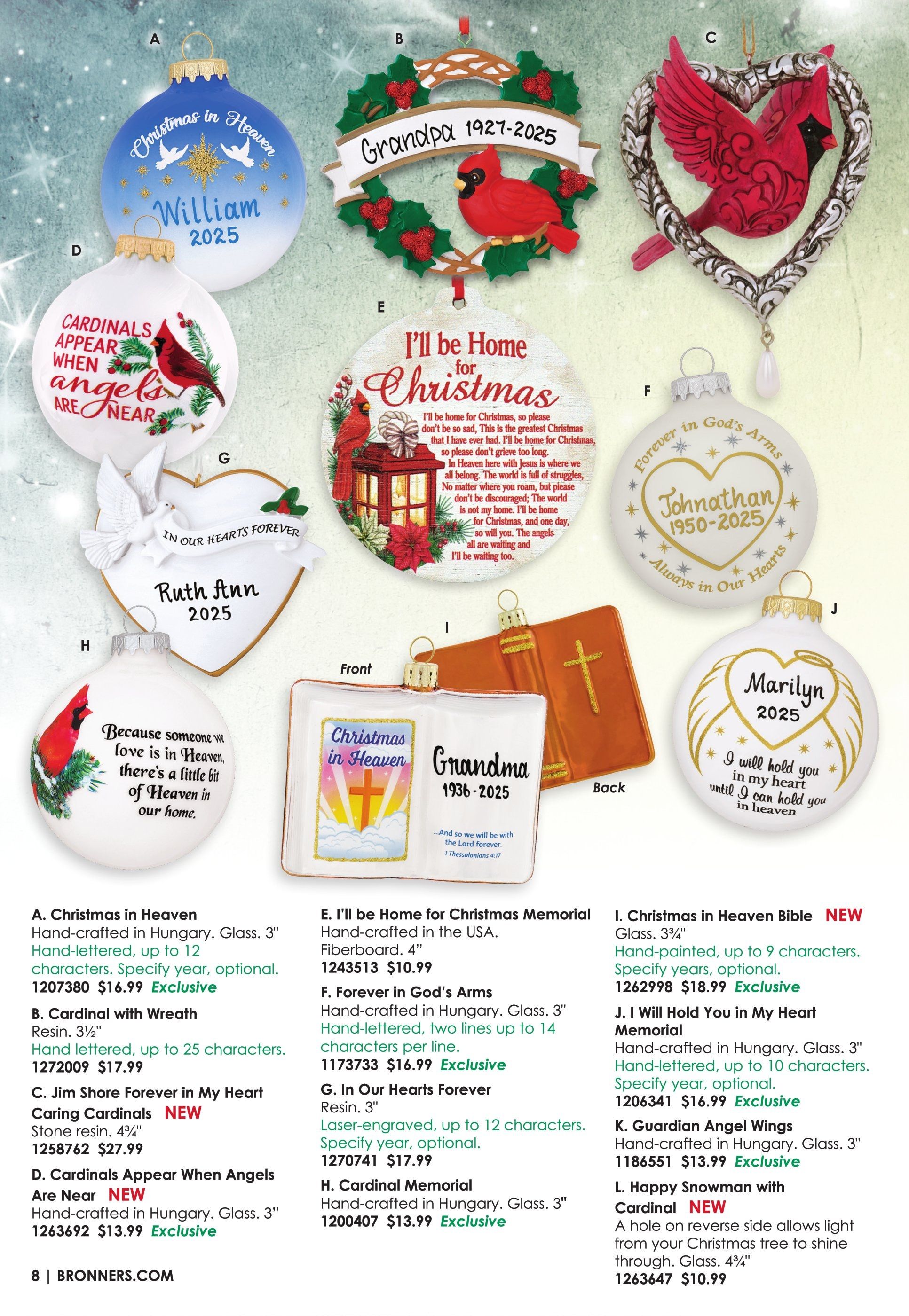 Bronner's Christmas Wonderland Christmas Favorites Catalog Weekly Ad July 1, 2025 - December 31, 2026