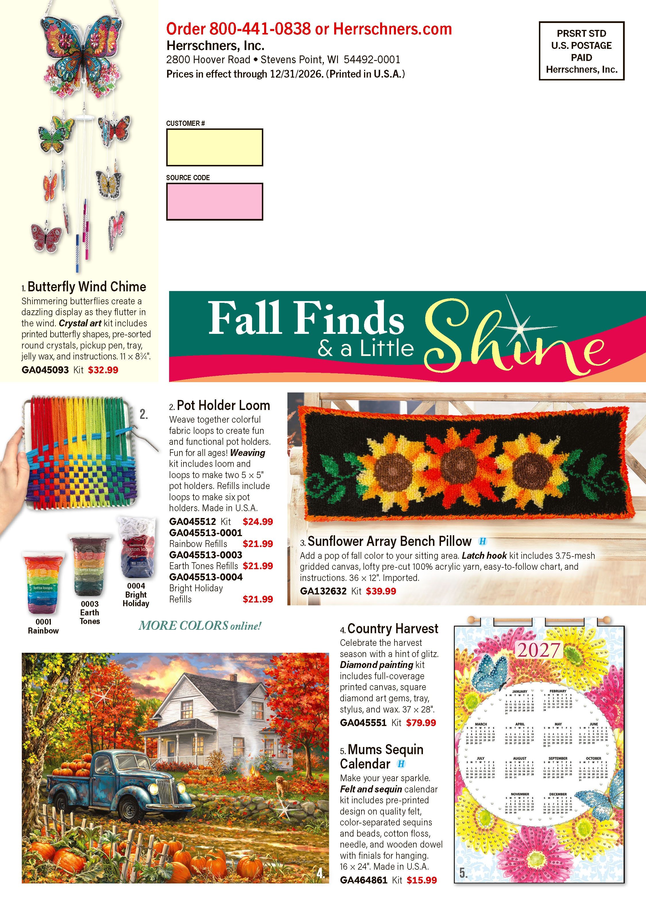 Herrschners Craft & Hobby Catalog Weekly Ad July 1 - December 31, 2026