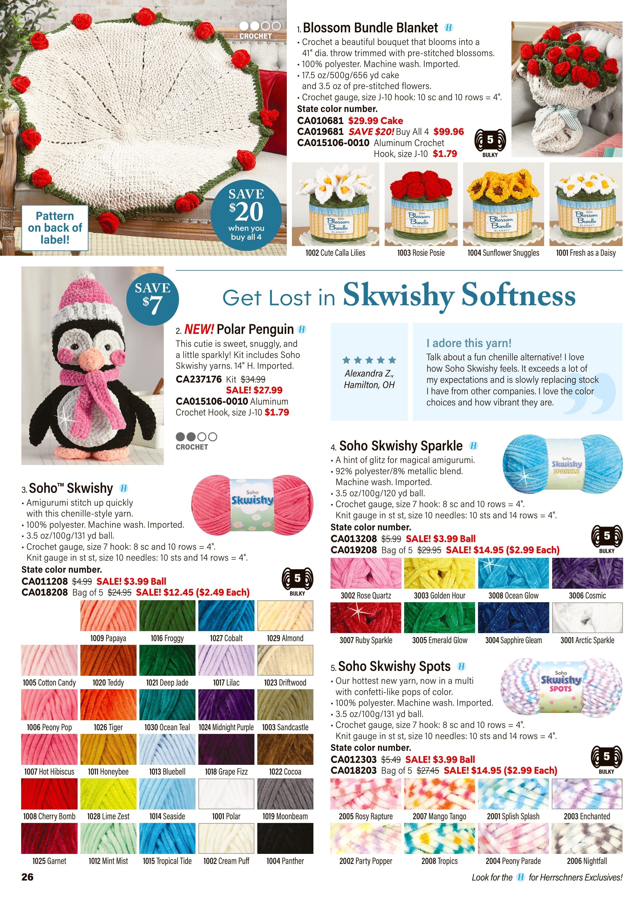 Herrschners Yarn, Crochet & Knit Catalog Weekly Ad July 1 - December 31, 2026