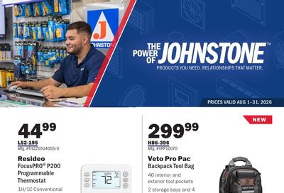 Johnstone Supply Weekly Ad August 1 - 31, 2026