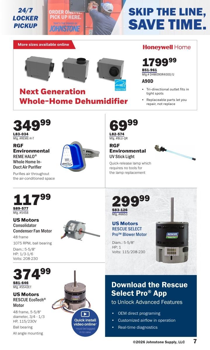 Johnstone Supply Weekly Ad August 1 - 31, 2026