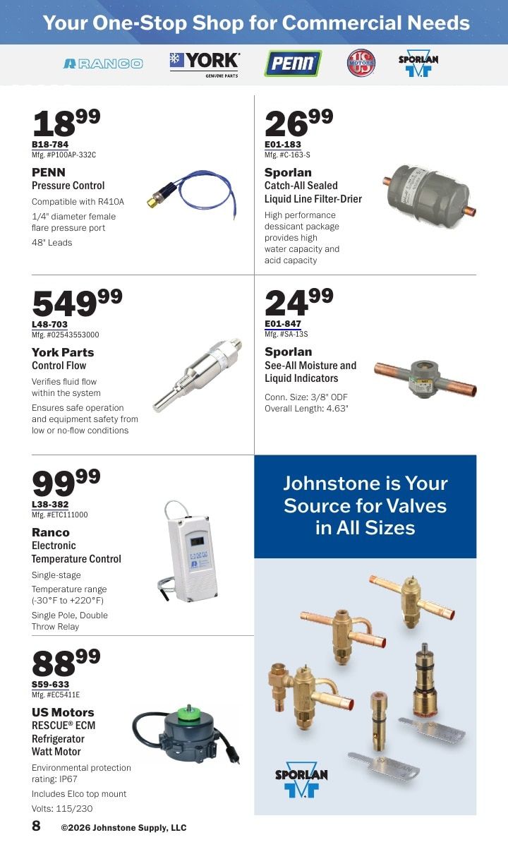 Johnstone Supply Weekly Ad August 1 - 31, 2026