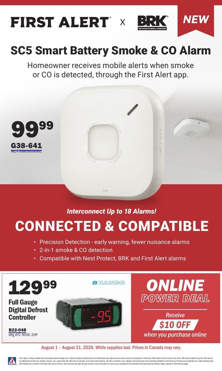 Johnstone Supply Weekly Ad August 1 - 31, 2026