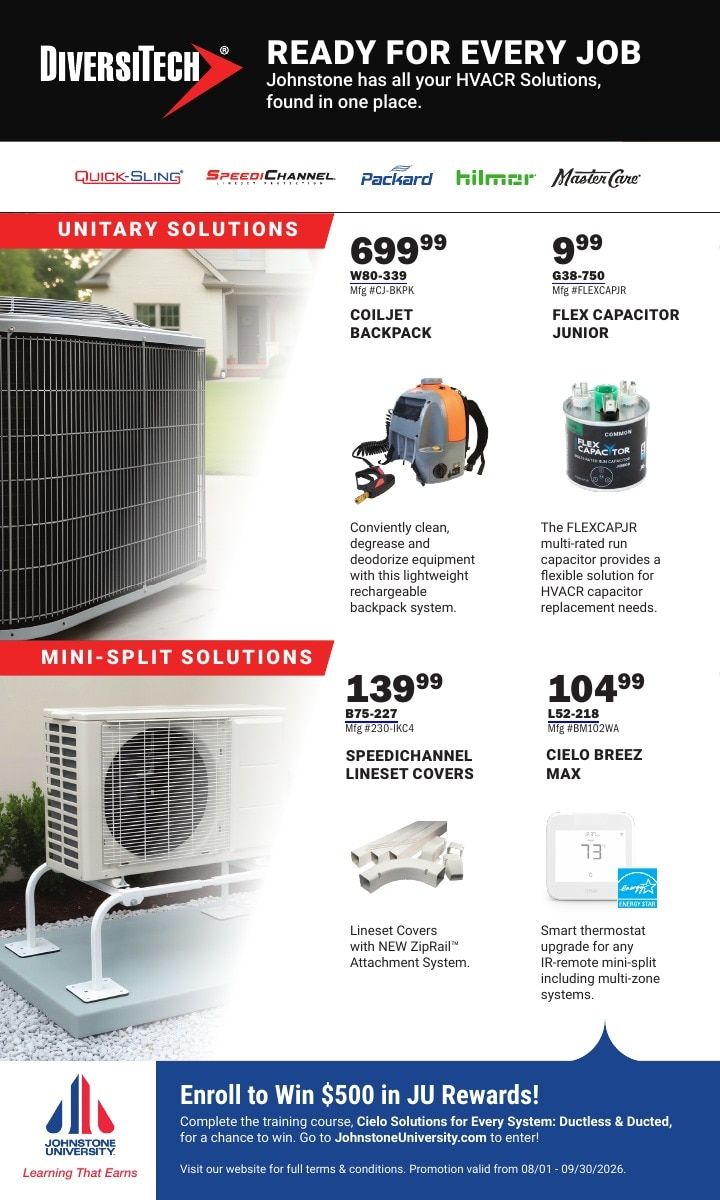 Johnstone Supply Weekly Ad August 1 - 31, 2026