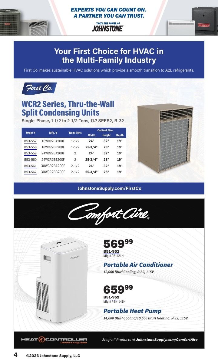Johnstone Supply Weekly Ad August 1 - 31, 2026