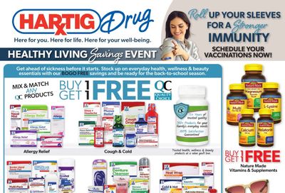 Hartig Drug (11002 Bartell Boulevard, Galena, IL) Galena Weekly Ad August 12 - September 1, 2026