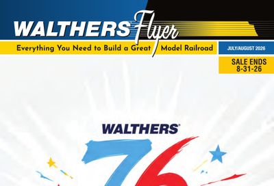 Walthers July/August Weekly Ad July 1 - August 31, 2026