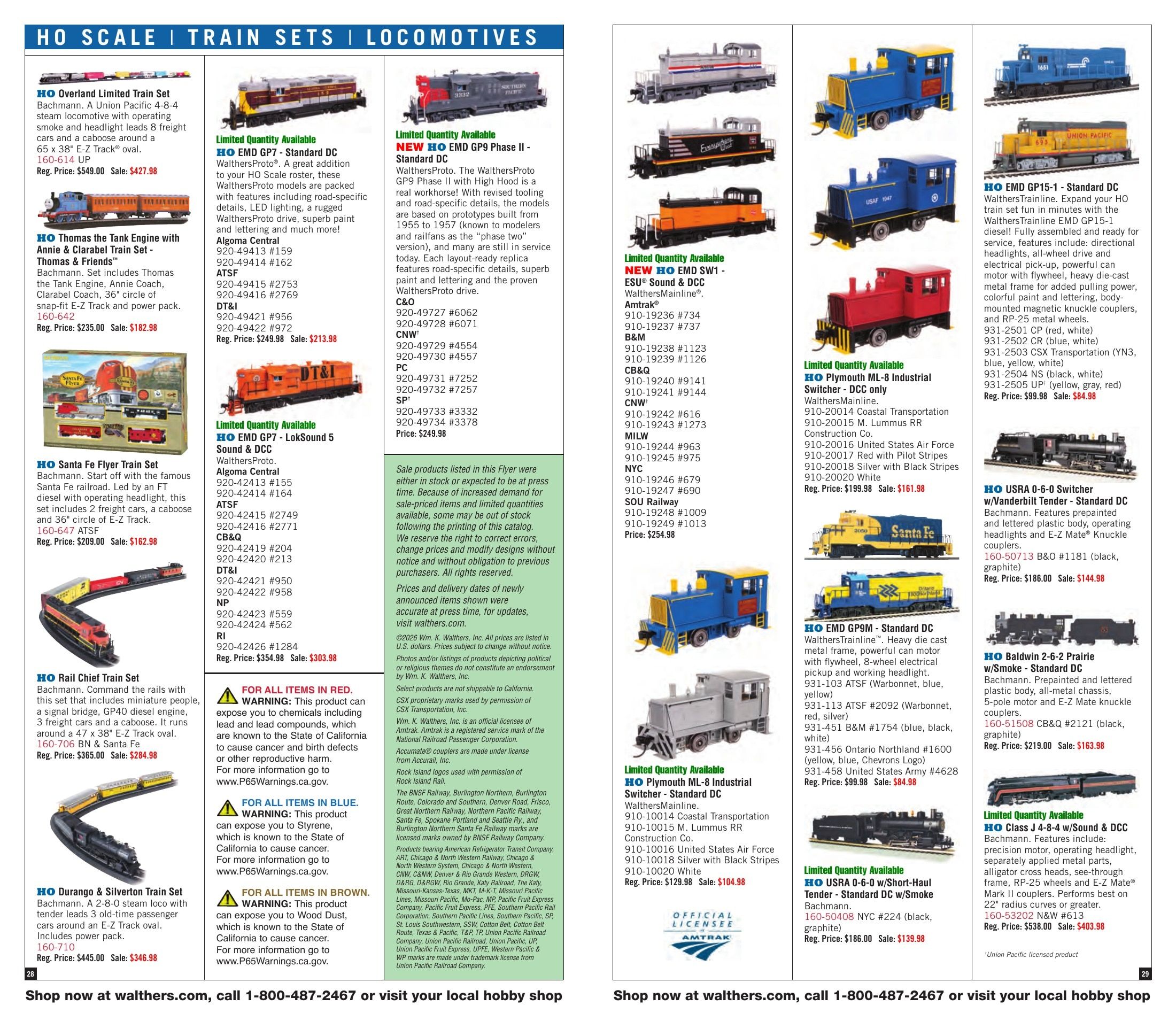 Walthers July/August Weekly Ad July 1 - August 31, 2026