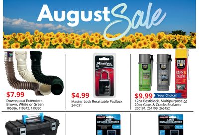 Peters Hardware Monthly Sale Weekly Ad August 1 - 31, 2026