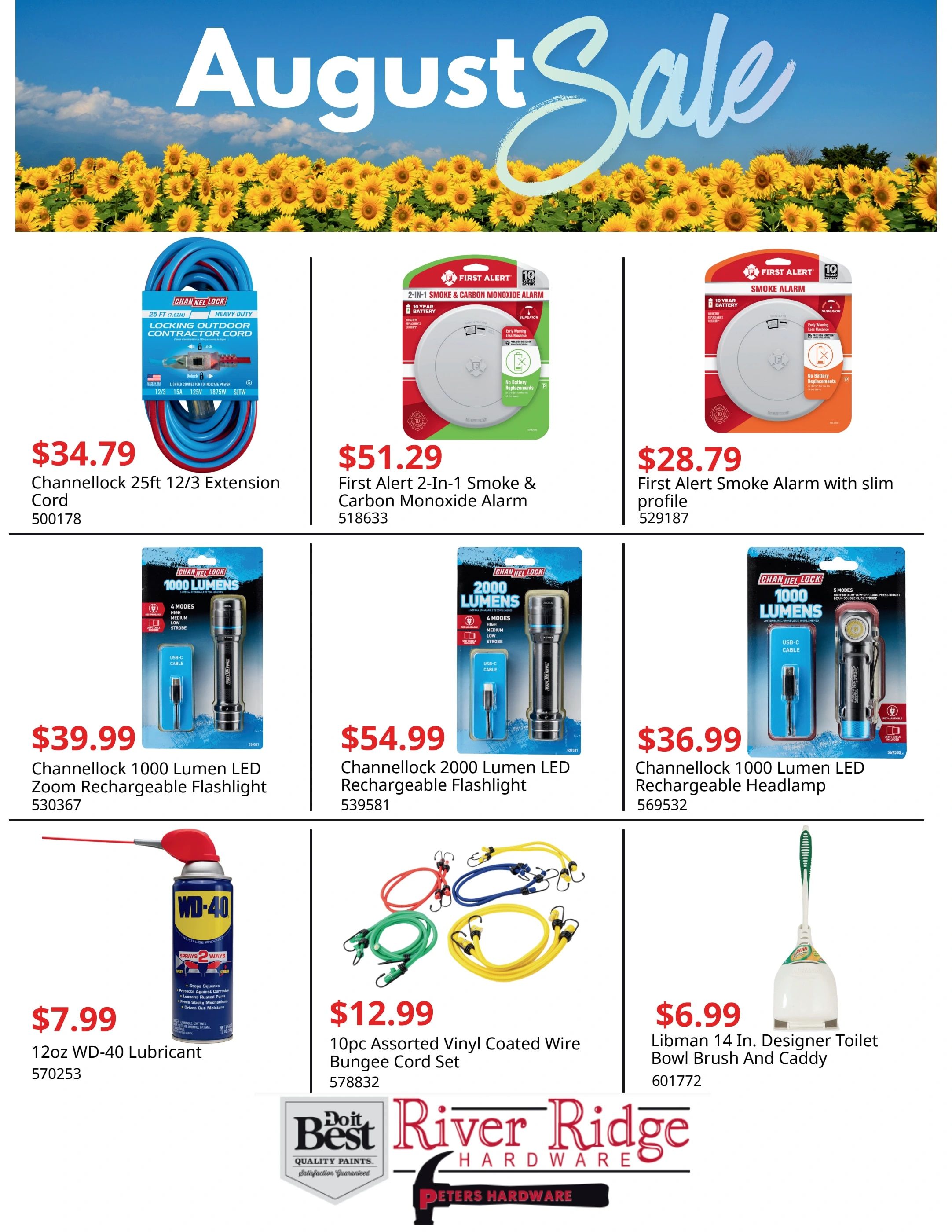 Peters Hardware Monthly Sale Weekly Ad August 1 - 31, 2026