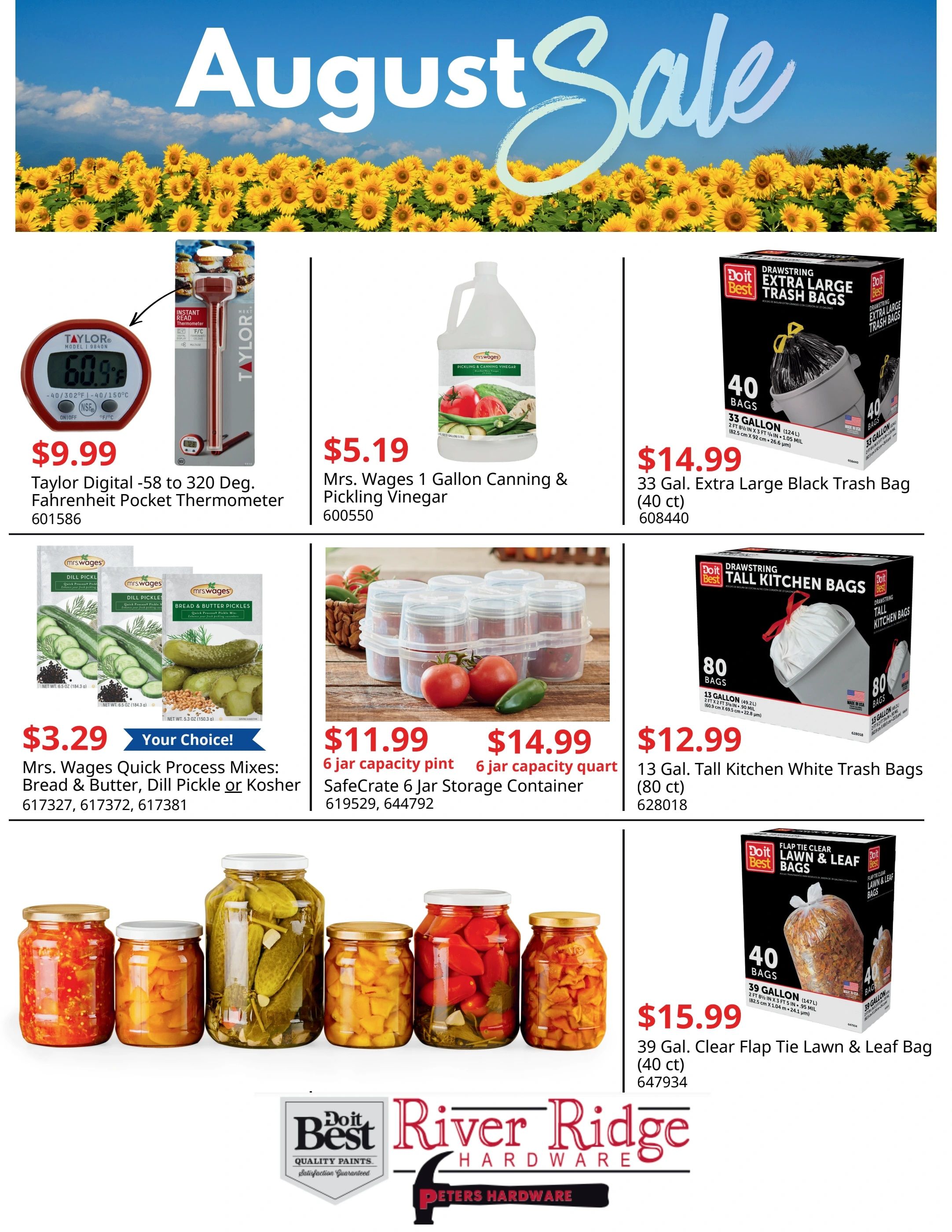 Peters Hardware Monthly Sale Weekly Ad August 1 - 31, 2026