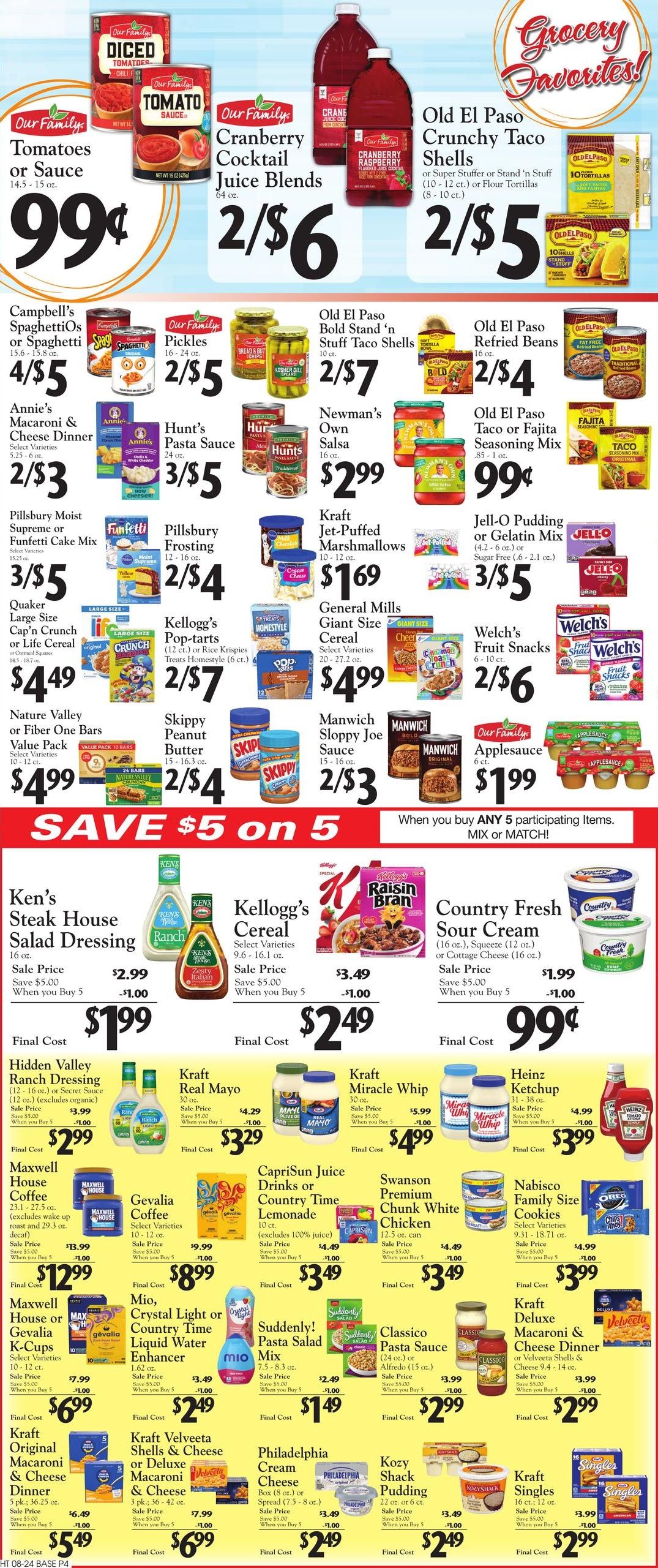Food Town Temperance (Erie–Temperance Area, MI) Weekly Ad August 24 - September 6, 2026
