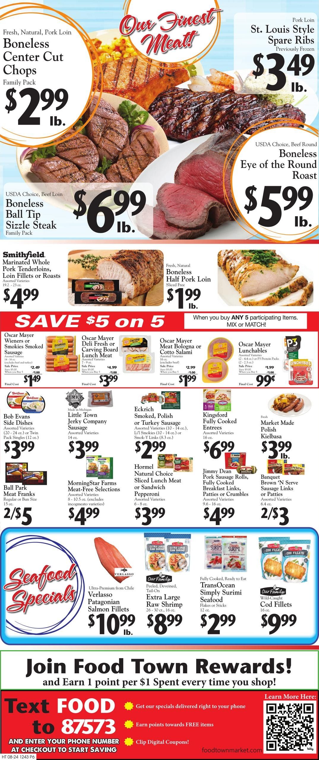 Food Town Temperance (Erie–Temperance Area, MI) Weekly Ad August 24 - September 6, 2026
